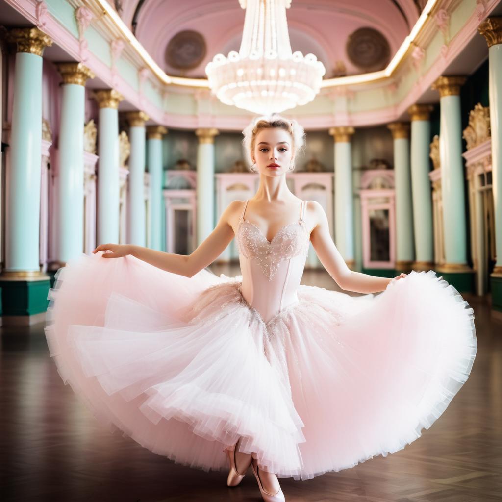 Glamour Ballerina in Ethereal St. Petersburg