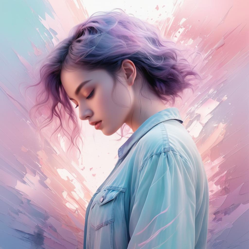 Heartbreak Illustrated in Pastel Shades