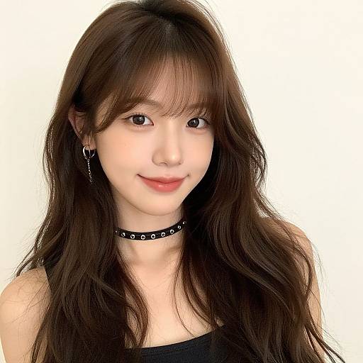 Realistic Portrait of K-Pop Girl