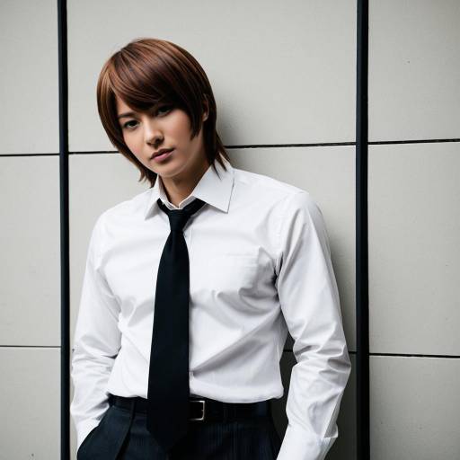Cosplay of Light Yagami with Casual Office Attire