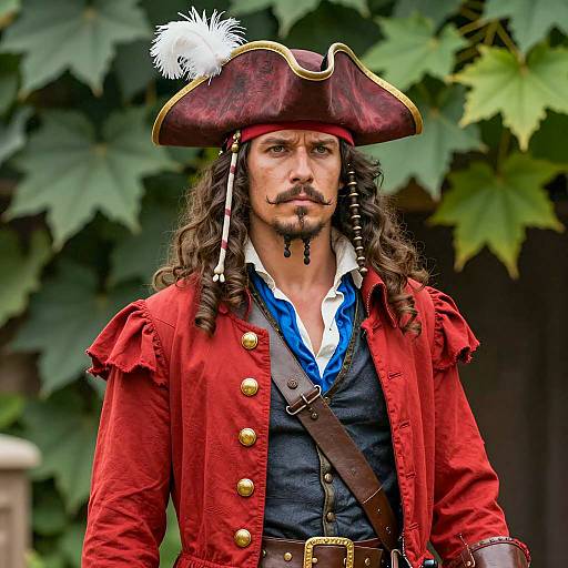 Handsome Pirate Captain Fancy Dress Photo