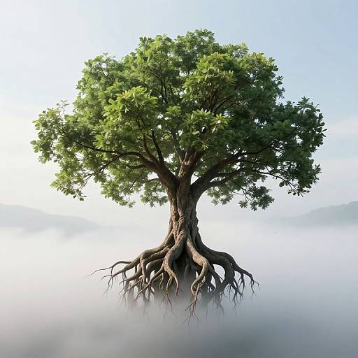 Majestic Suspended Tree of Transcendence