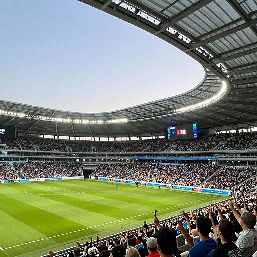 Modern 10,000-Capacity Stadium Scene