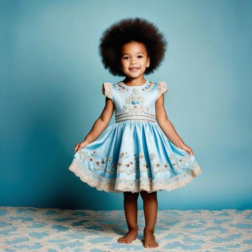 High Fashion Toddler Portrait with Vintage Style