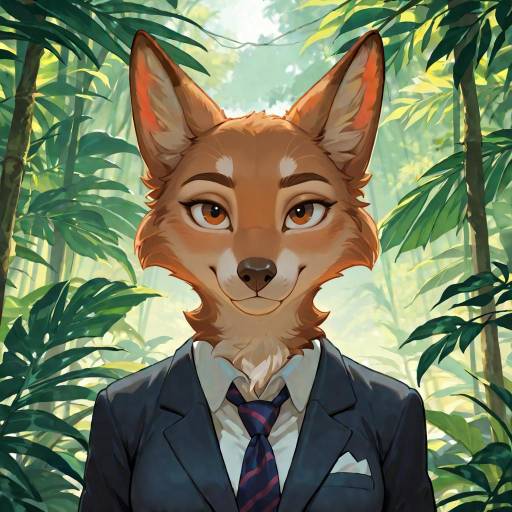 Expressive Female Wolf Fursona Adventure