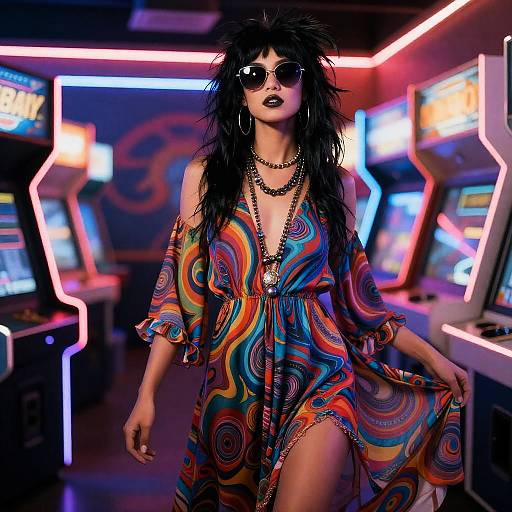 Androgynous 70s Glam-Rock Style