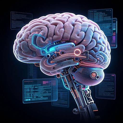 Hyperrealistic AI Brain Fusion