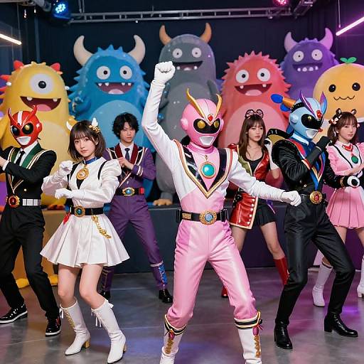 Kawaii Tokusatsu Monsters Fashion Dance