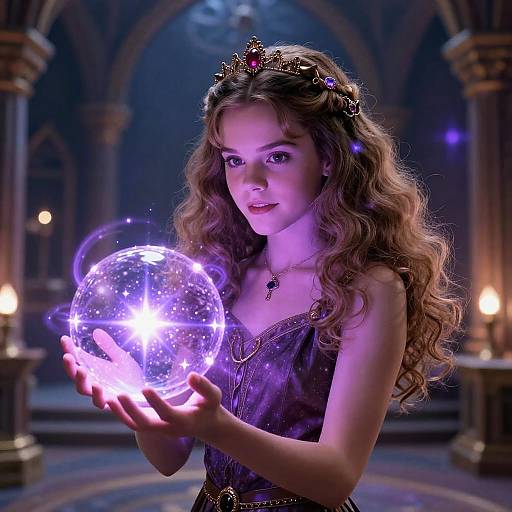 Anime Hermione Granger in Astral Observatory