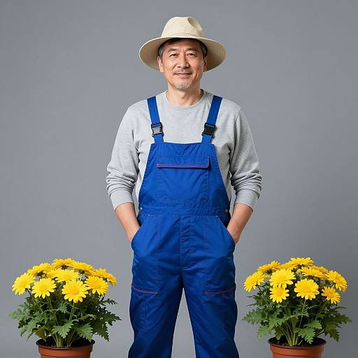 Mature Male Gardener Portrait