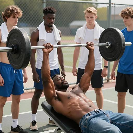 Intense Workout with Focused Strength