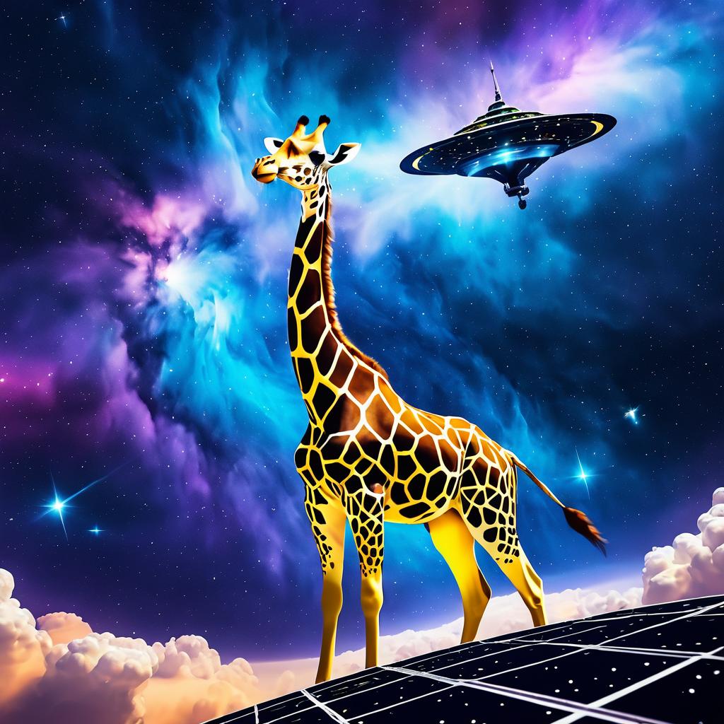 Synthetic Giraffe Navigates Cosmic Nebulae