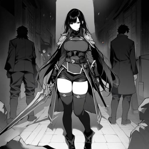 Monochrome Warrior: Kirei and Boys