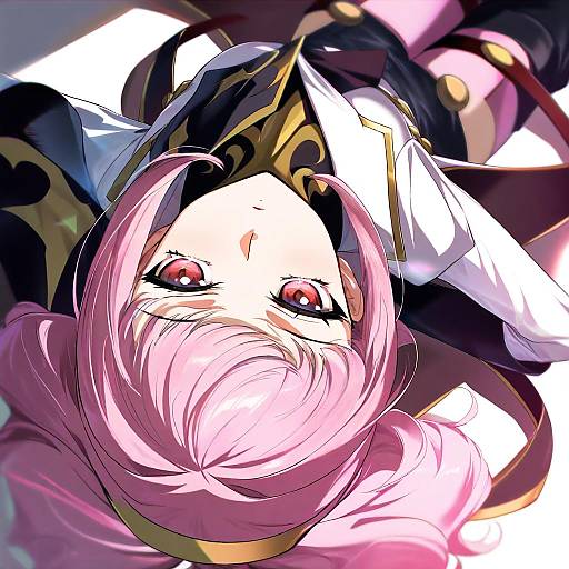 Illustration of Anya alstreim, code geass in the style of Rotte (1109)