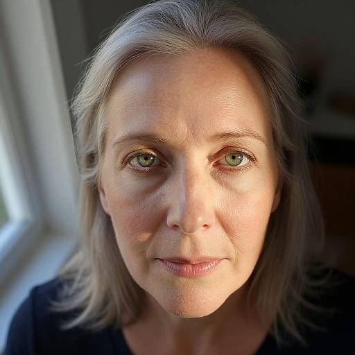 Introspective Portrait of Resilient Woman