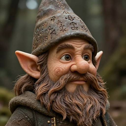 Detailed Male Gnome Portrait