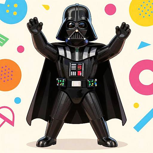 Dancing Darth Vader Cartoon Fun