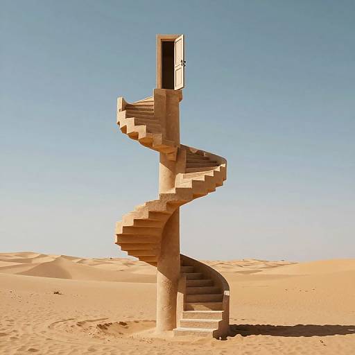 Endless Staircase to Sky Door