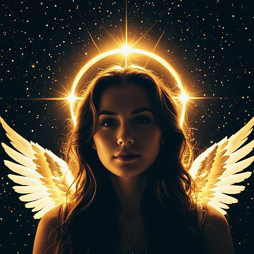 Radiant Angelic Halo at Twilight