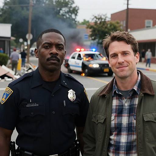 Dramatic Urban Contrast in Chaos