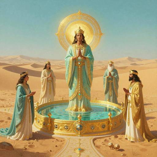 Mystical Desert Oasis Seers