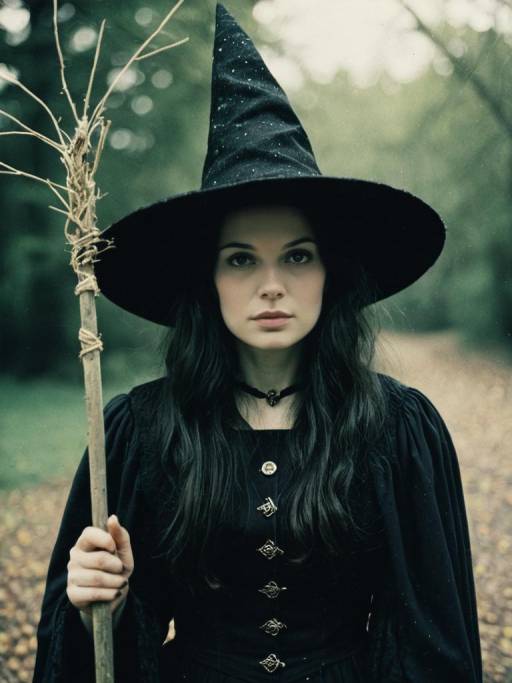 Mystical Portrait of Witch Elizabeth