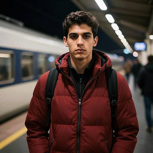 Mysterious Night at the Train Station