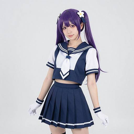 Vibrant Cosplay Portrait of Akebono Kai Ni
