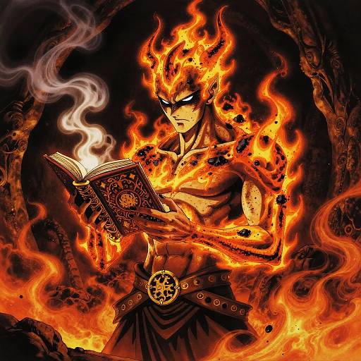 Infernal Conjurer in Molten Cavern