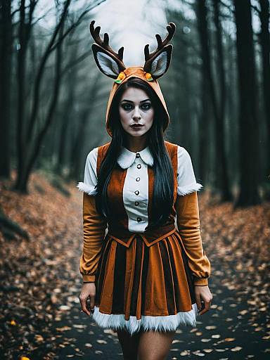 Photorealistic Bambi Halloween Cosplay