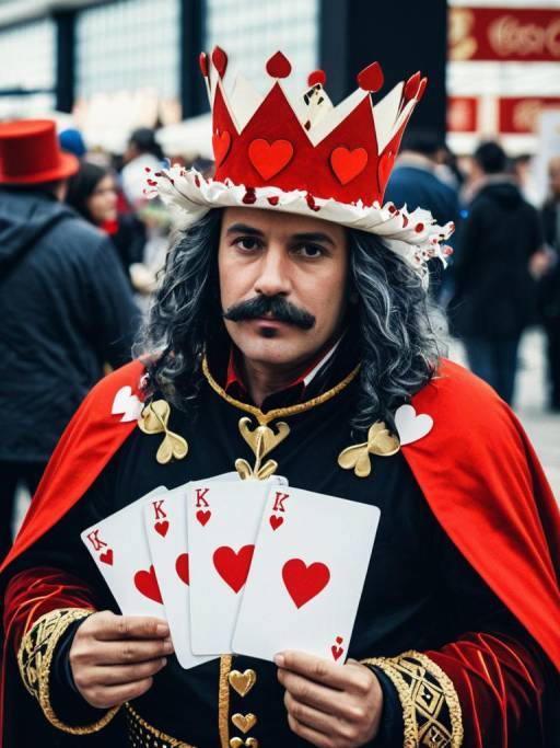 Photorealistic King of Hearts Cosplay Photo