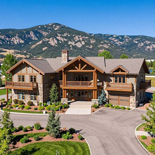 Rustic Mountaintop Mansion in Edwards