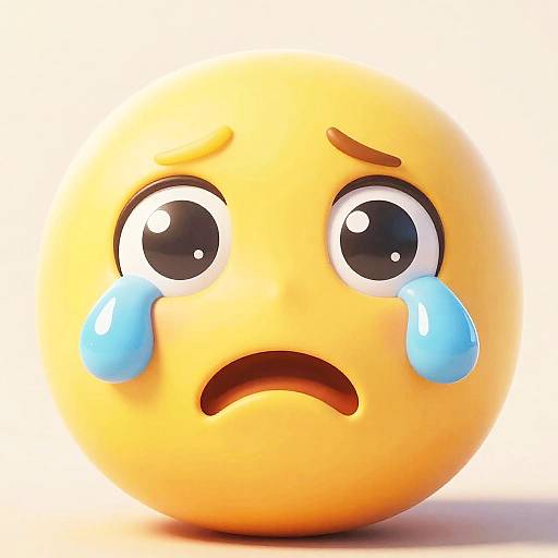 Cute Cartoon Cry Face Filter
