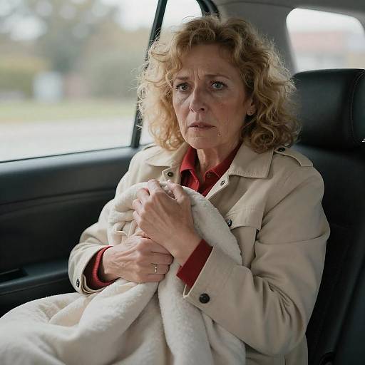 Emotional Moment in a Car