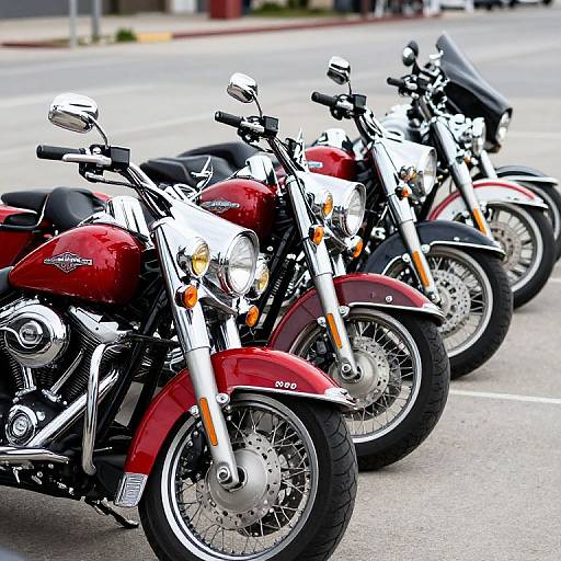 Classic Harley-Davidson Motorcycles Display