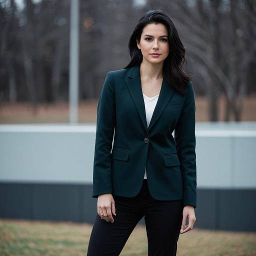 Professional Woman in Fitted Blazer
