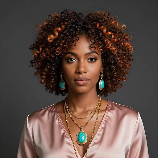 Elegant Portrait of a Black Woman