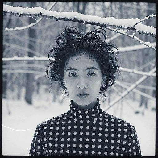 Frosted Polkadot Haute Couture Portrait