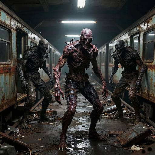 Terrifying Mutants in Devastated Metro