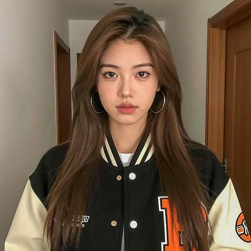 Portrait of a Stylish Young Woman