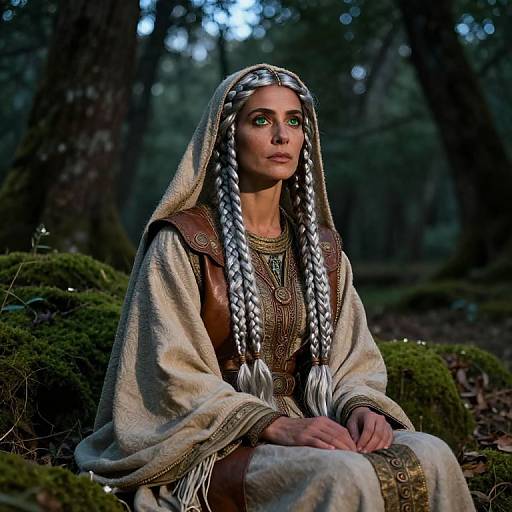 Ancient Middle Eastern Seer Portrait