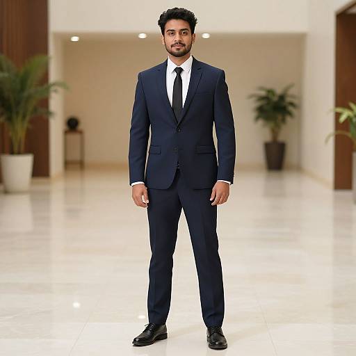 Man in Casual Dinner Suit