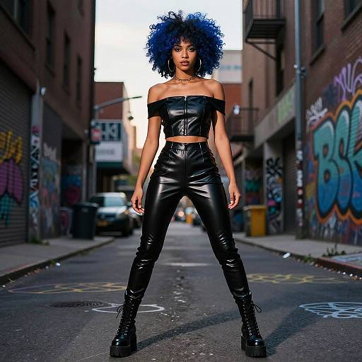 Avant-Garde Urban Streetwear Dancer