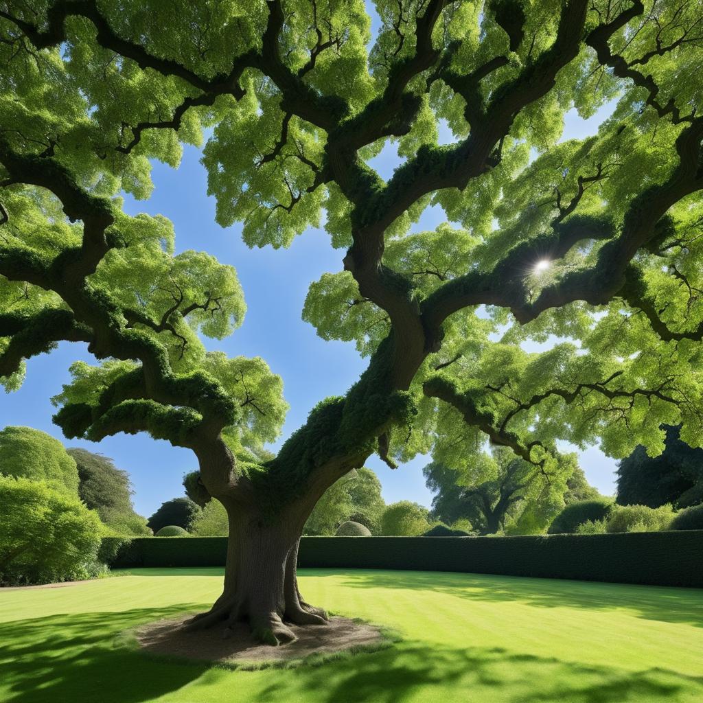 Ancient Oak with Unique Spheres