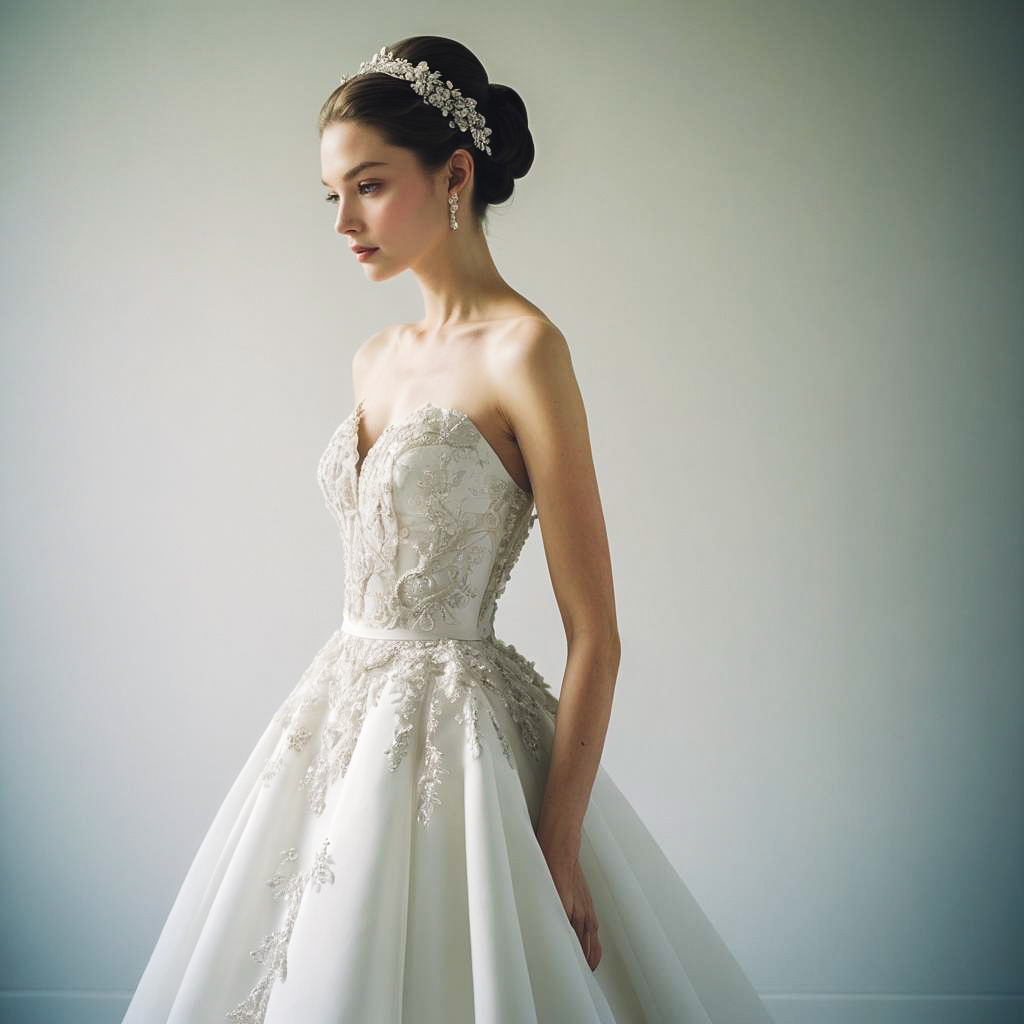 Radiant Bride in Glamourous Studio Shoot