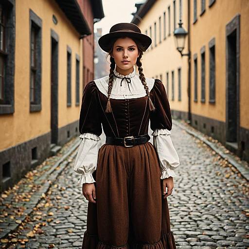 19th Century German Woman in Costume