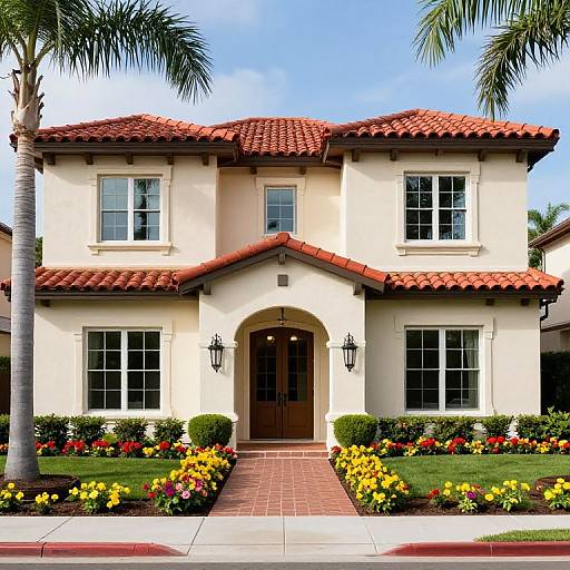 Mediterranean Luxury Two-Story Home