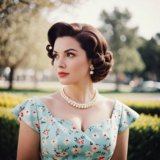 Elegant 1950s Teresa Campos Cosplay