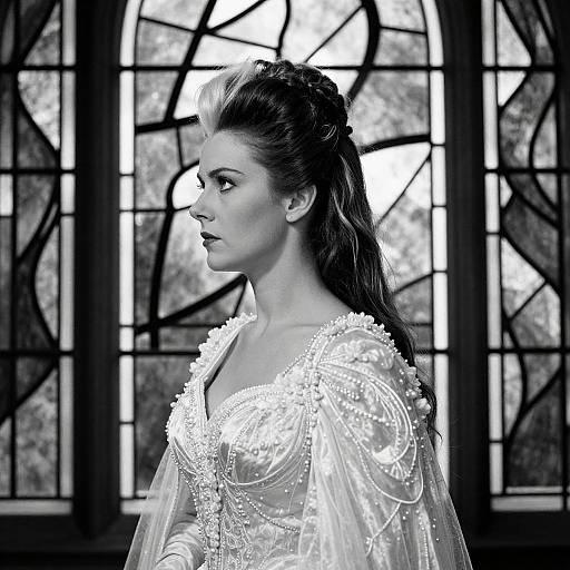 Bride of Frankenstein Elegant Portrait