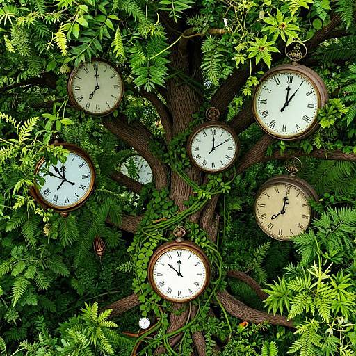 Surreal Time-Vines Dreamscape